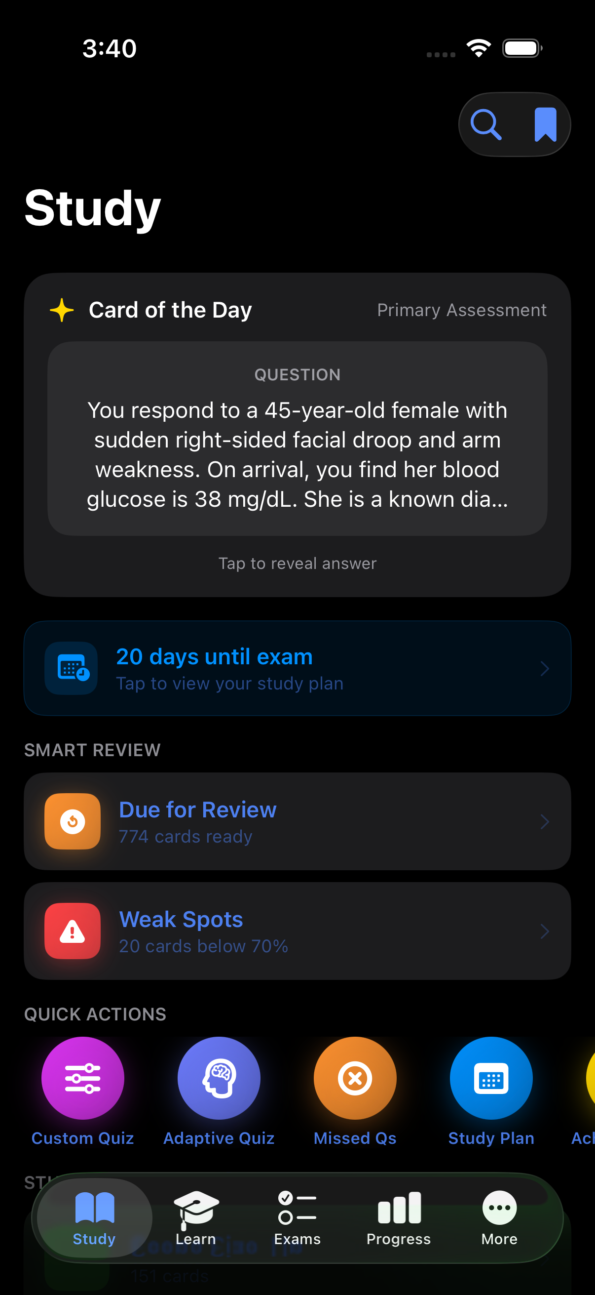 EMT Drill app screenshot